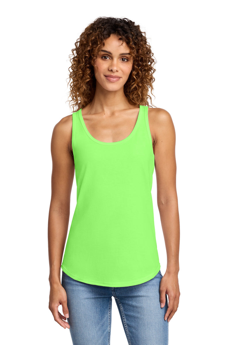Port & Co Women's Core Cotton Tank Top - Neon Green