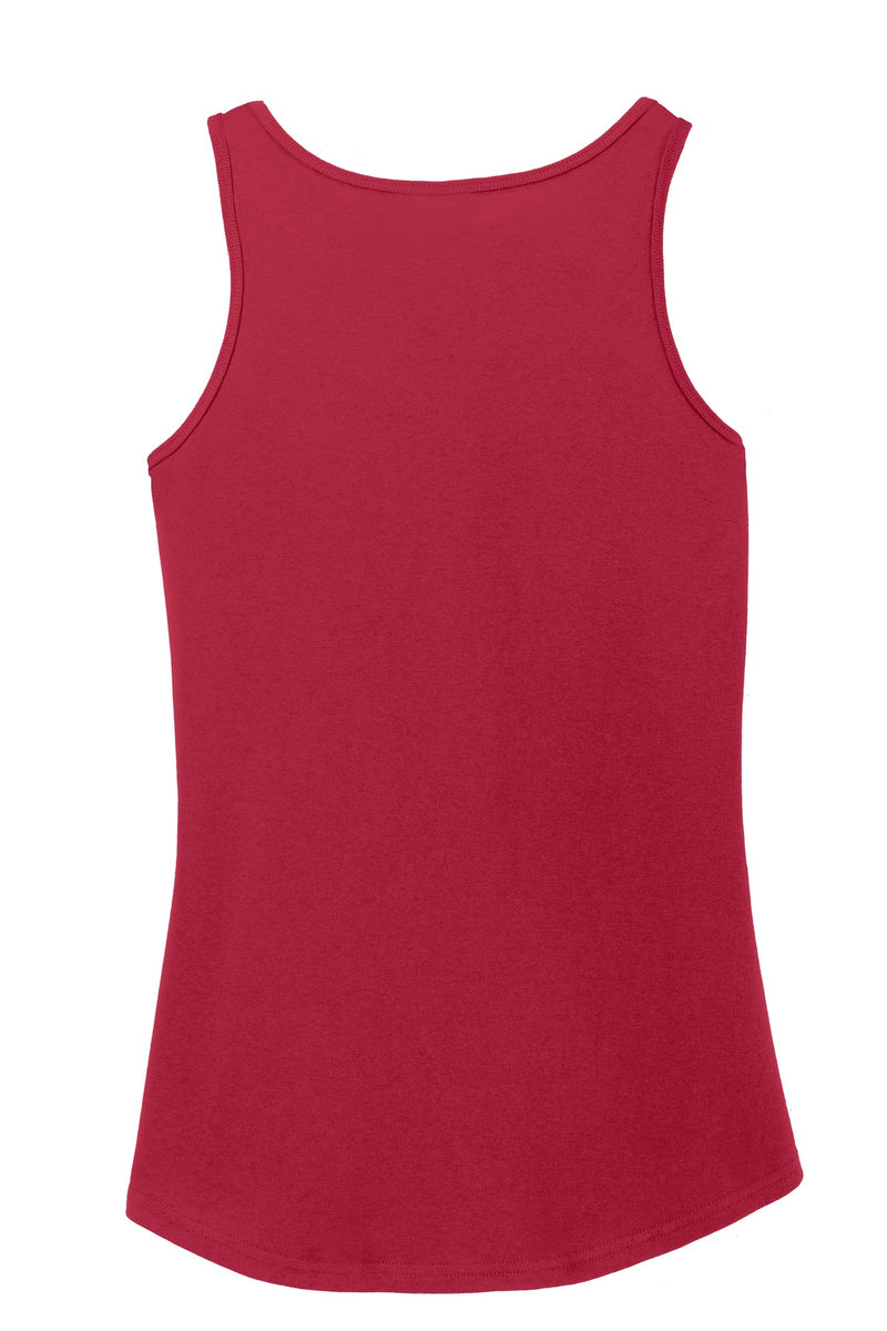 Port & Co Women's Core Cotton Tank Top - Red