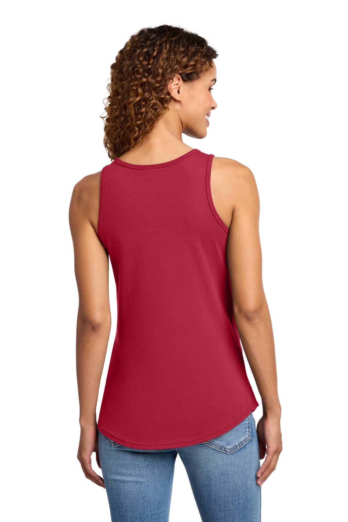 Port & Co Women's Core Cotton Tank Top - Red