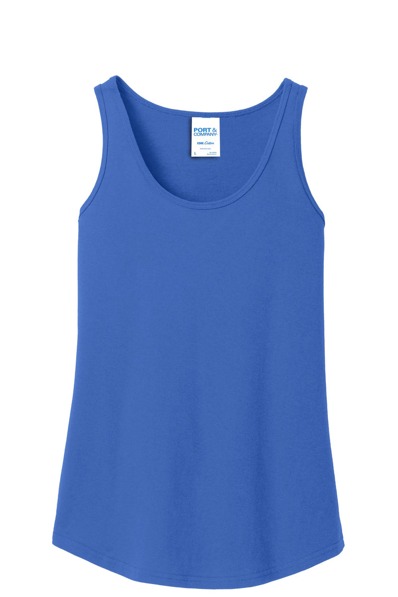 Port & Co Women's Core Cotton Tank Top - Royal