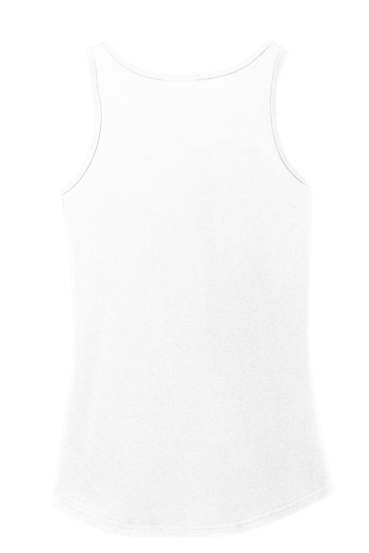 Port & Co Women's Core Cotton Tank Top - White