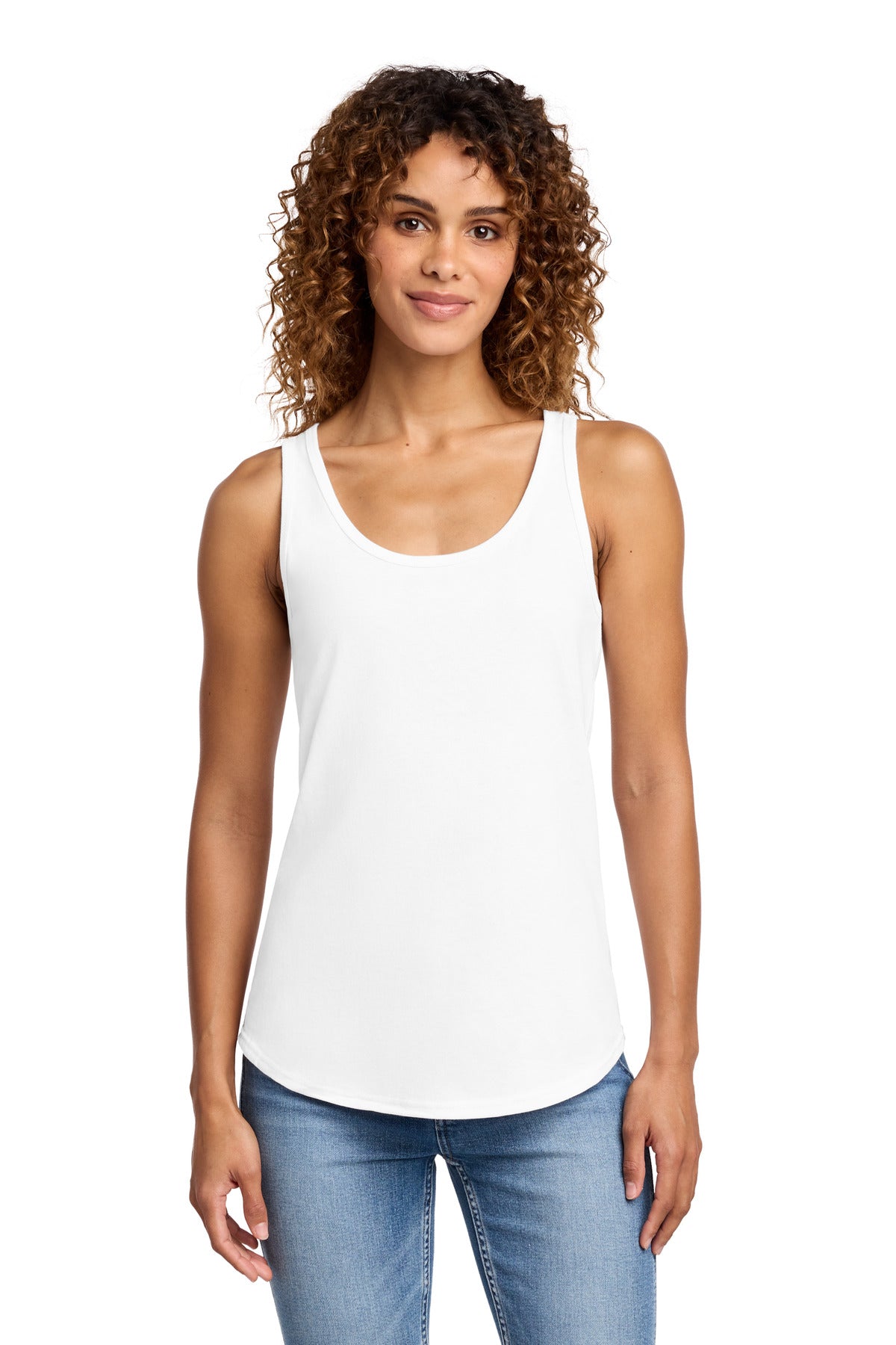 Port & Co Women's Core Cotton Tank Top - White