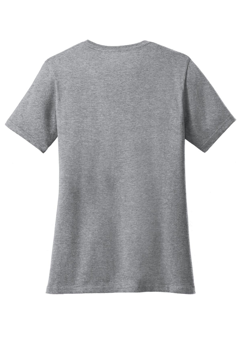 Port & Co Women's Core Cotton V-Neck Tee - Athletic Heather