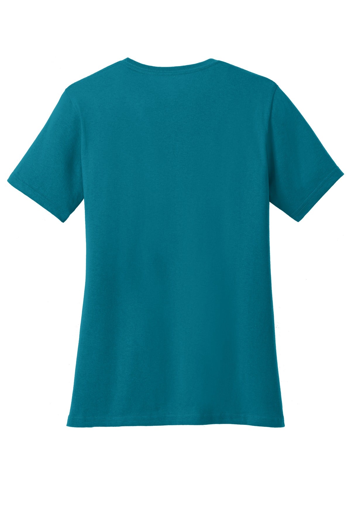 Port & Co Women's Core Cotton V-Neck Tee - Teal