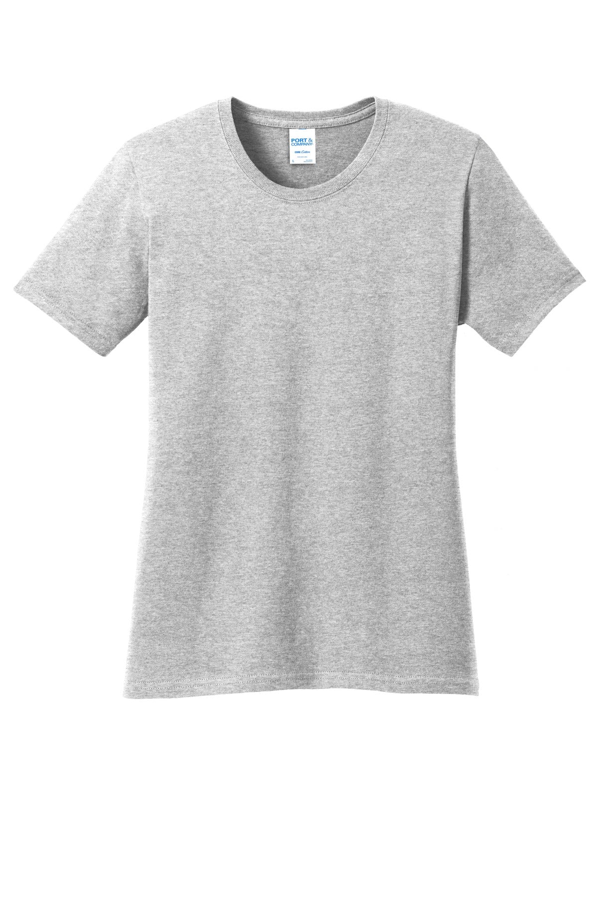 Port & Co Women's Core Cotton Tee - Ash