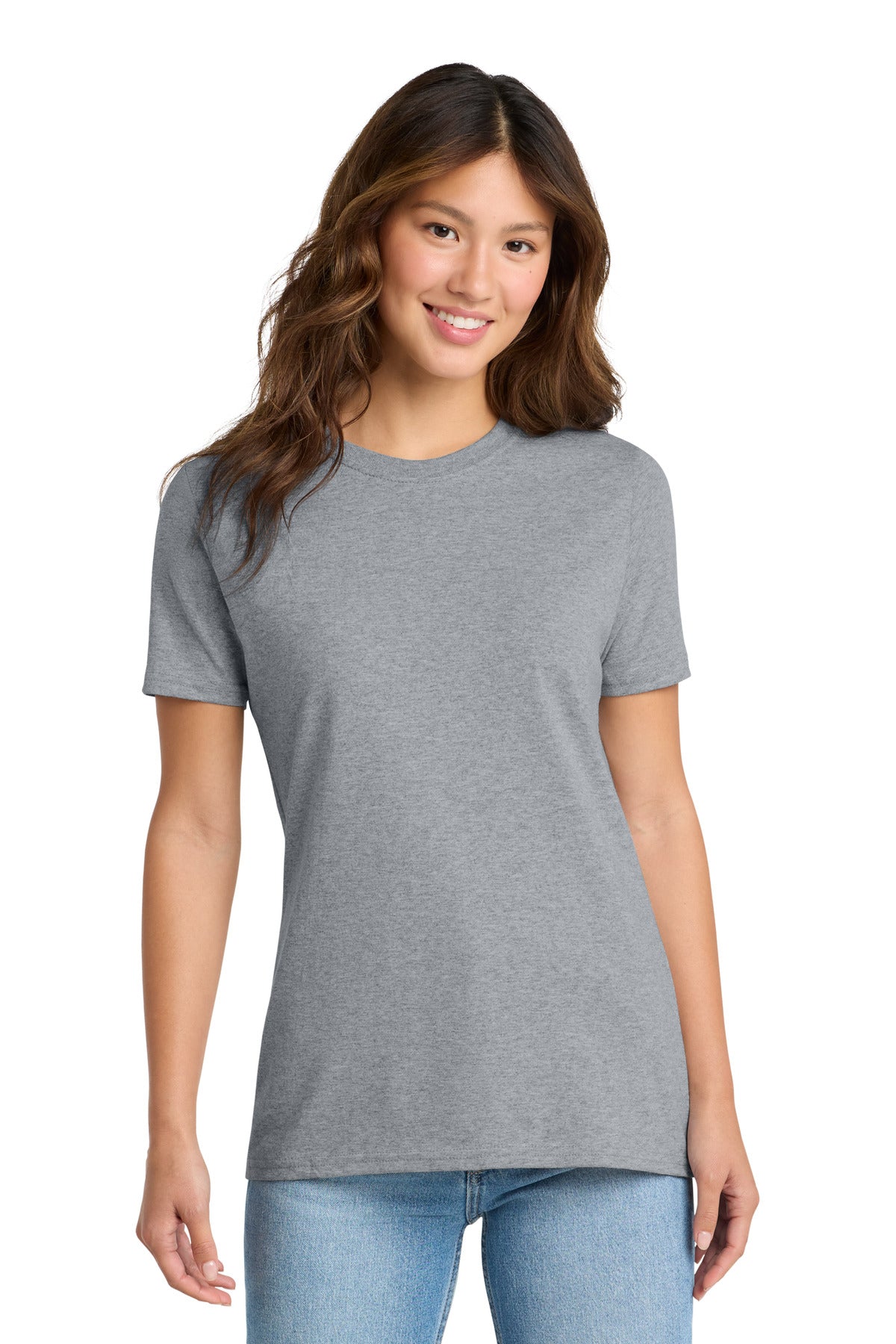 Port & Co Women's Core Cotton Tee - Athletic Heather