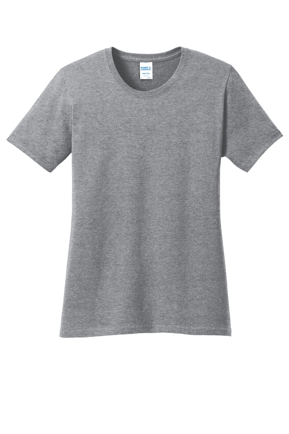 Port & Co Women's Core Cotton Tee - Athletic Heather