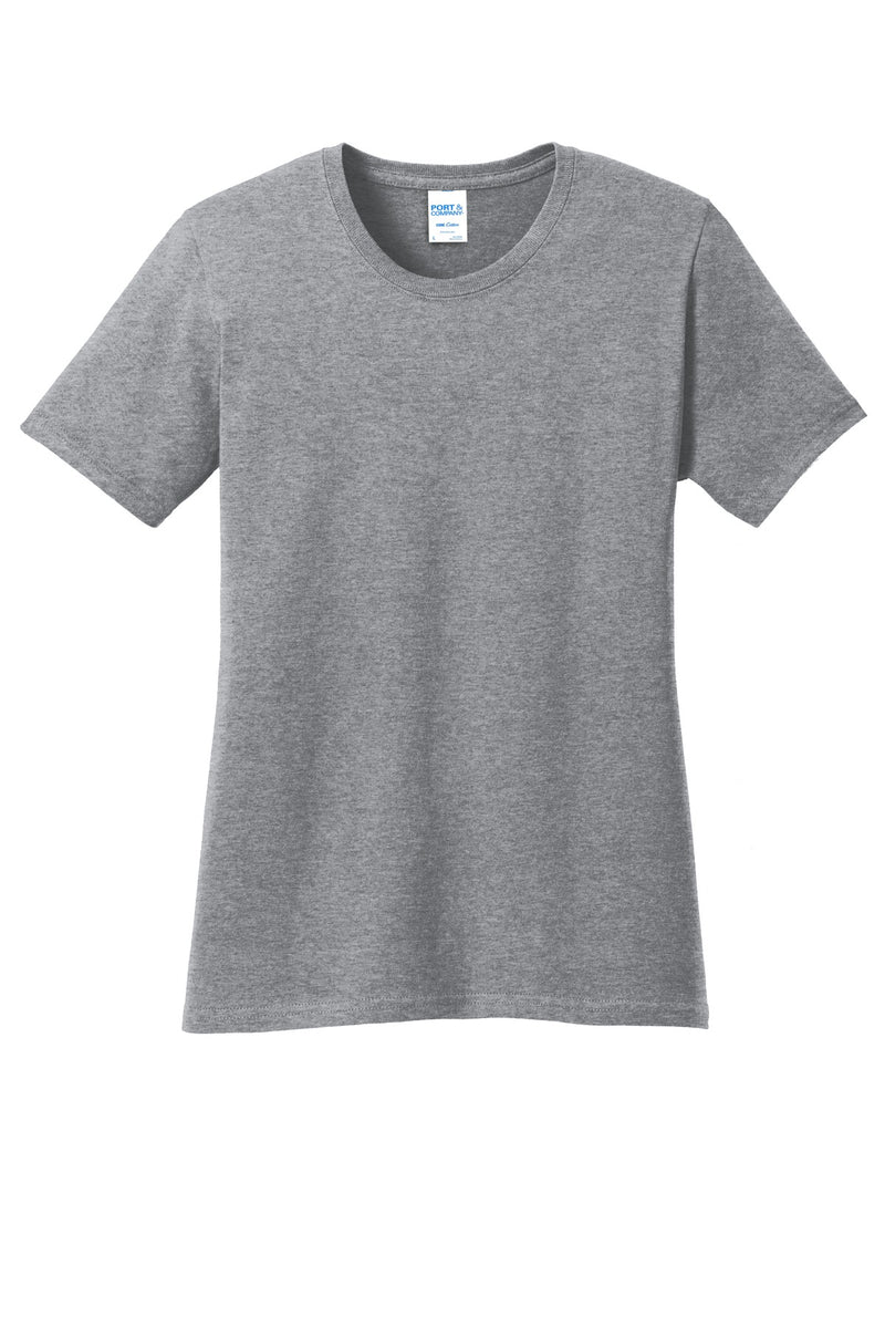 Port & Co Women's Core Cotton Tee - Athletic Heather