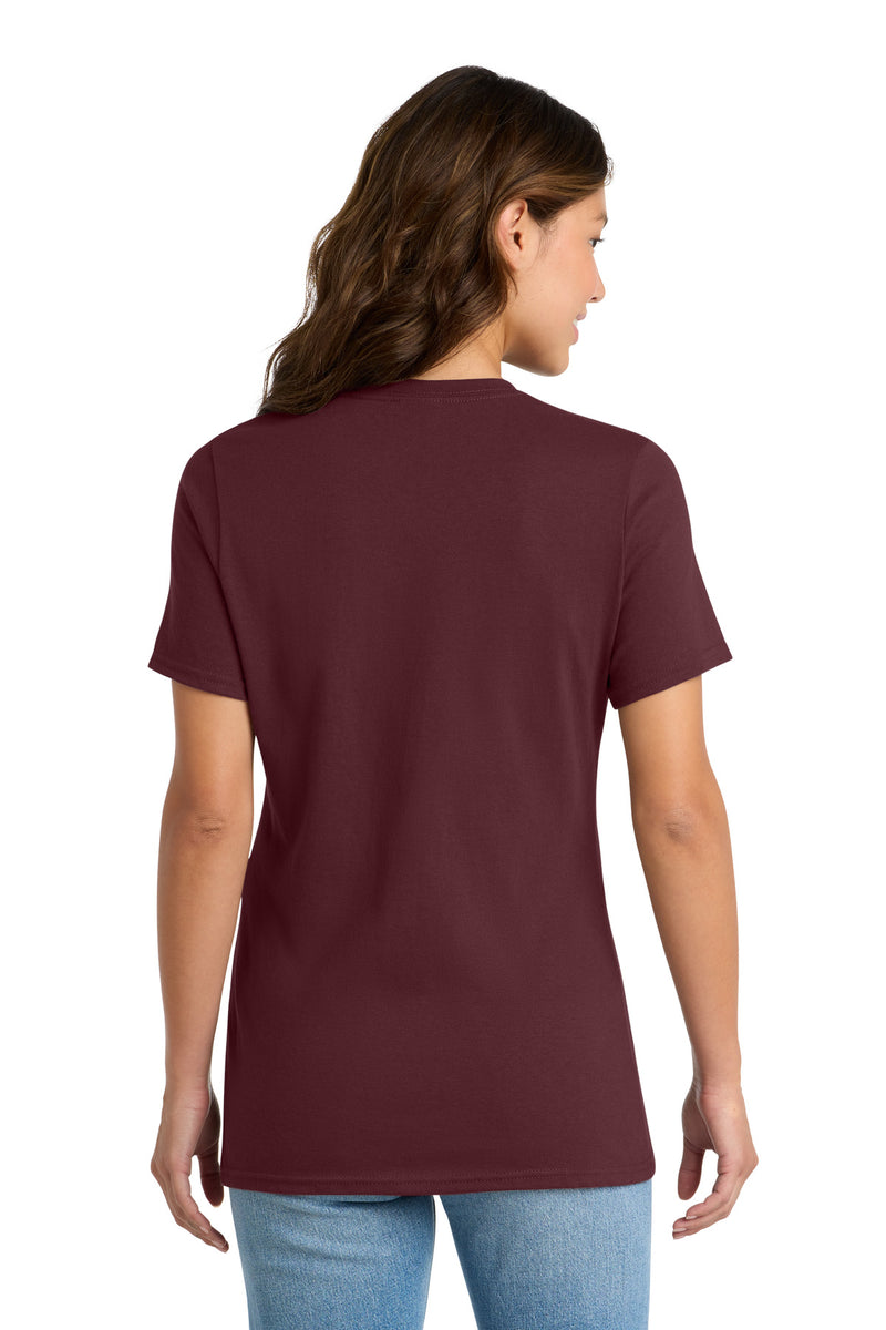 Port & Co Women's Core Cotton Tee - Athletic Maroon