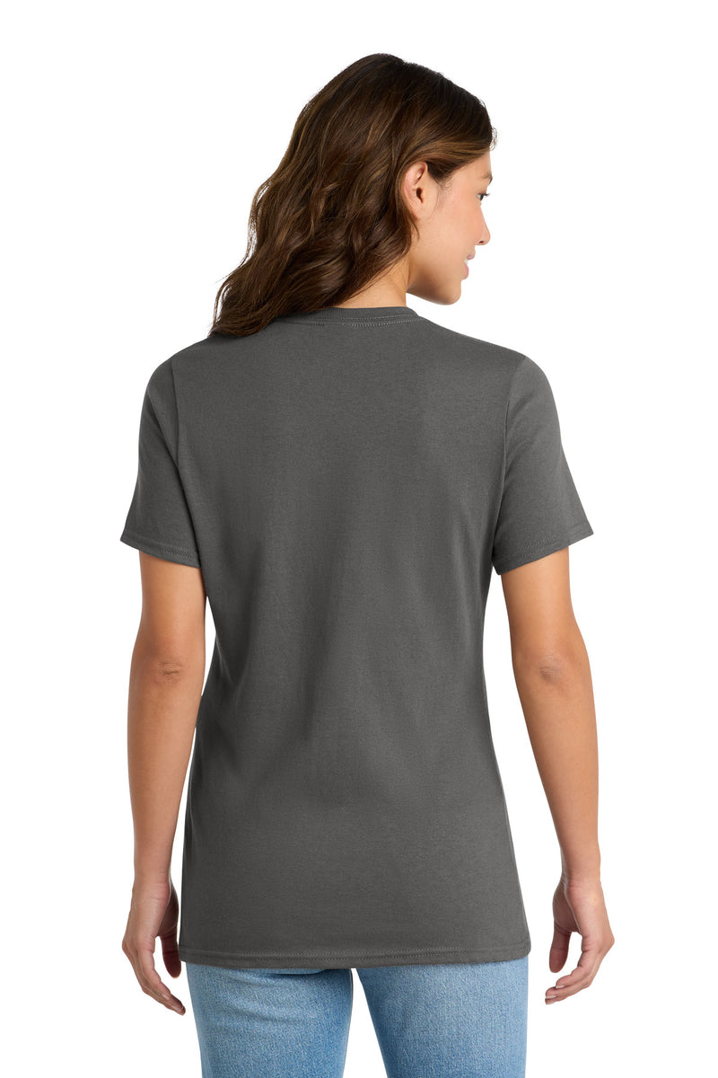Port & Co Women's Core Cotton Tee - Charcoal