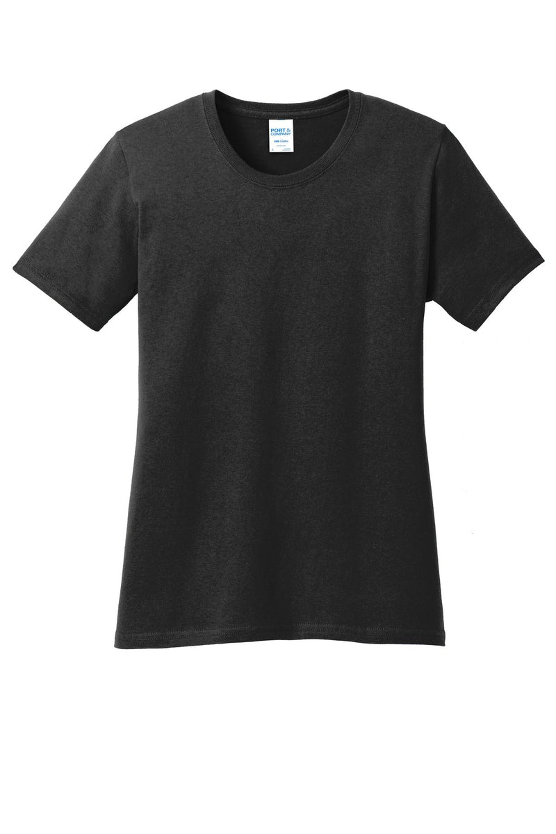 Genesis Church Boyne · Port & Co Women's Core Cotton Tee (Jet Black)