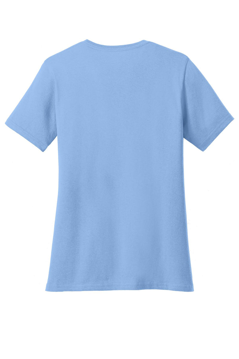 Port & Co Women's Core Cotton Tee - Light Blue