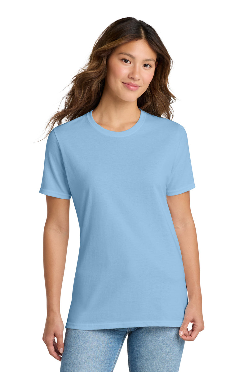 Port & Co Women's Core Cotton Tee - Light Blue