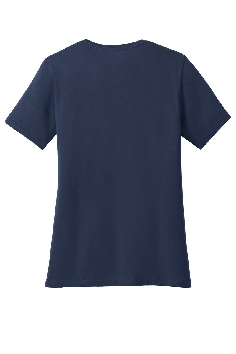 Port & Co Women's Core Cotton Tee - Navy