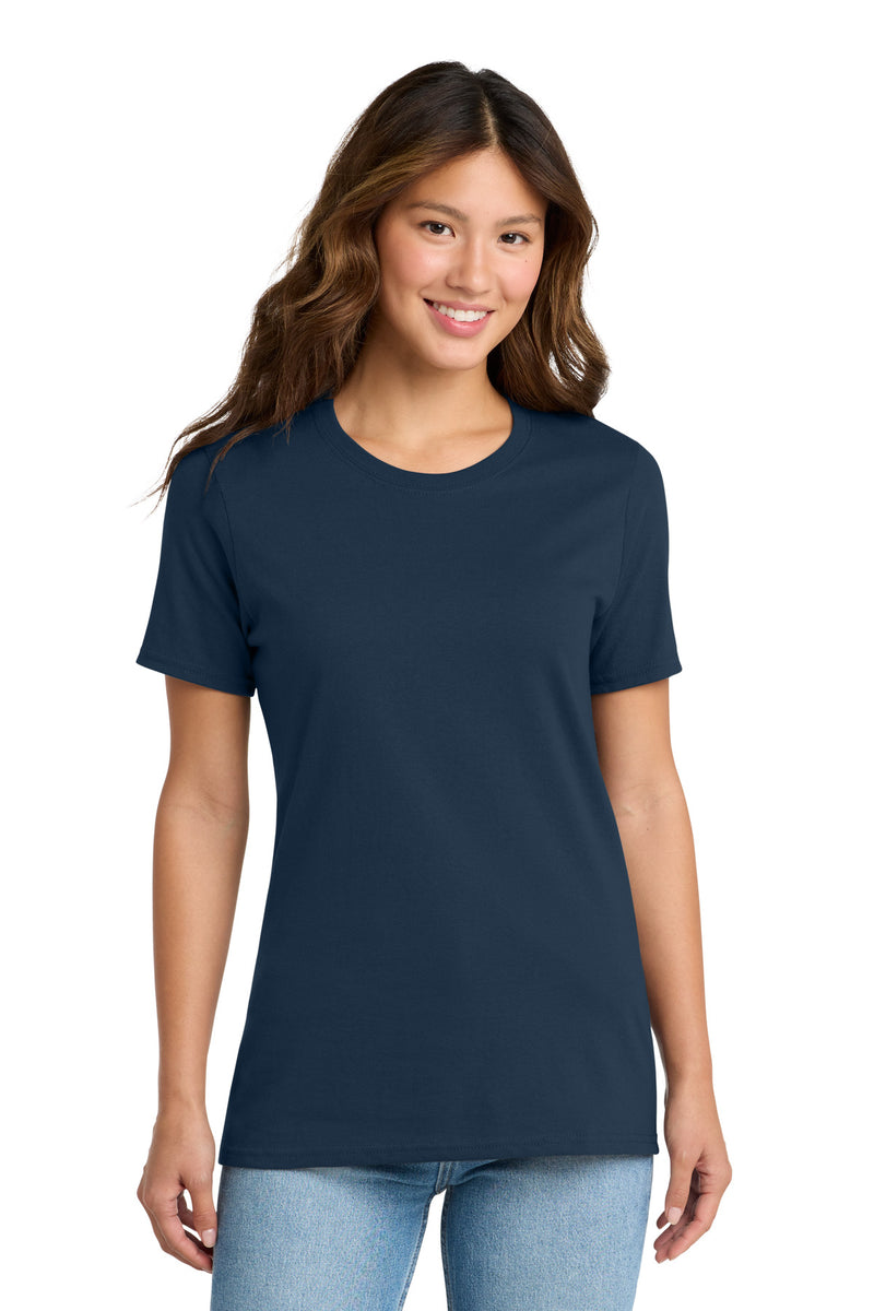 Port & Co Women's Core Cotton Tee - Navy