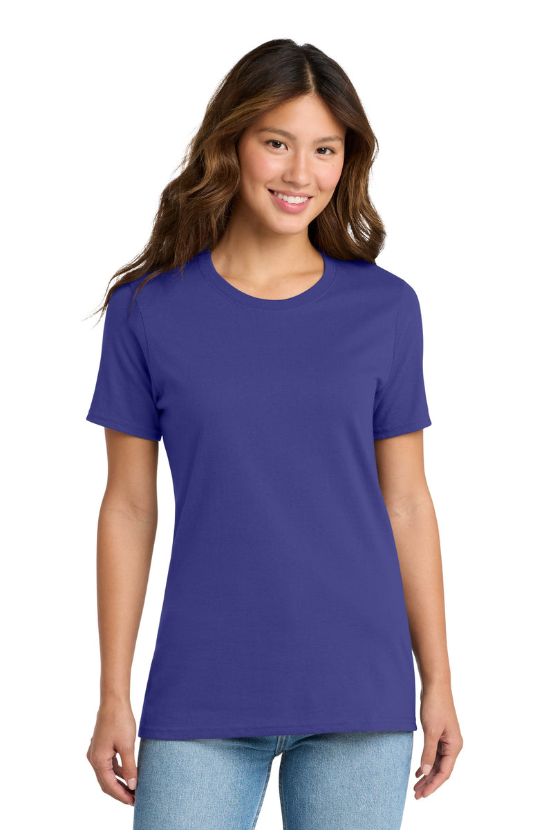 Port & Co Women's Core Cotton Tee - Purple