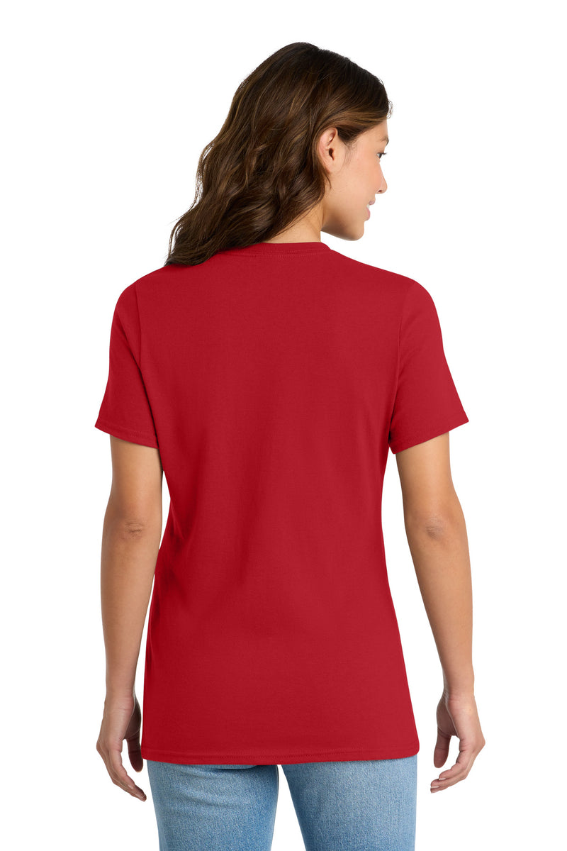 Port & Co Women's Core Cotton Tee - Red