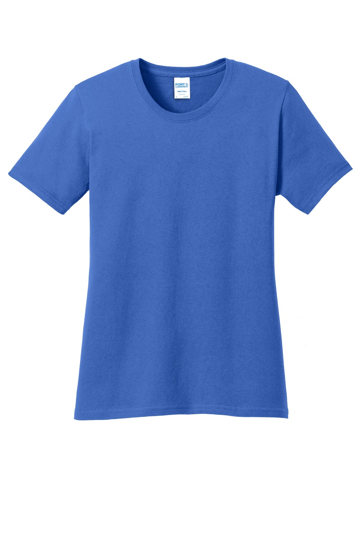 Port & Co Women's Core Cotton Tee - Royal