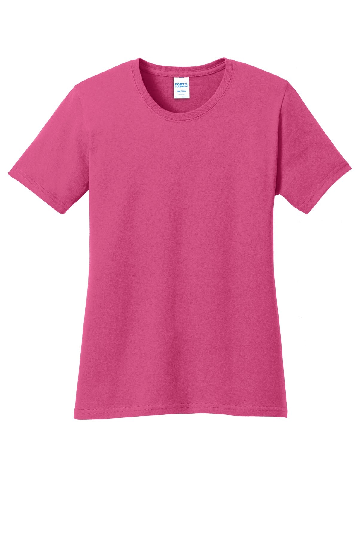 Port & Co Women's Core Cotton Tee - Sangria