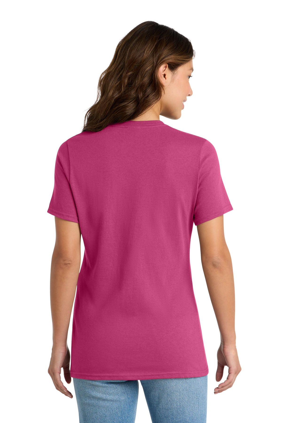 Port & Co Women's Core Cotton Tee - Sangria