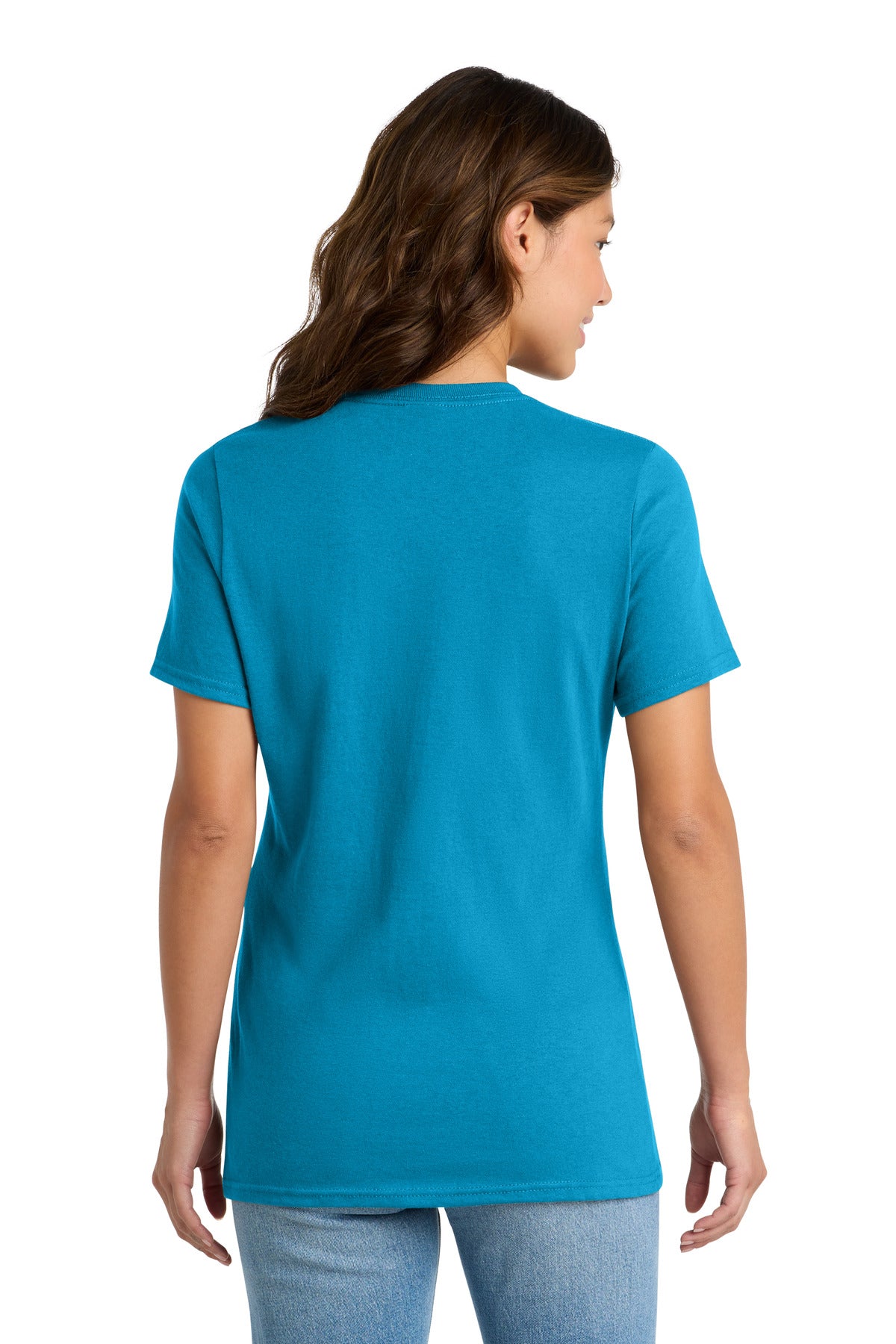 Port & Co Women's Core Cotton Tee - Sapphire