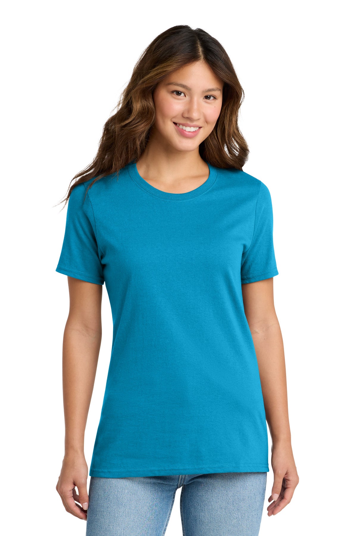 Port & Co Women's Core Cotton Tee - Sapphire