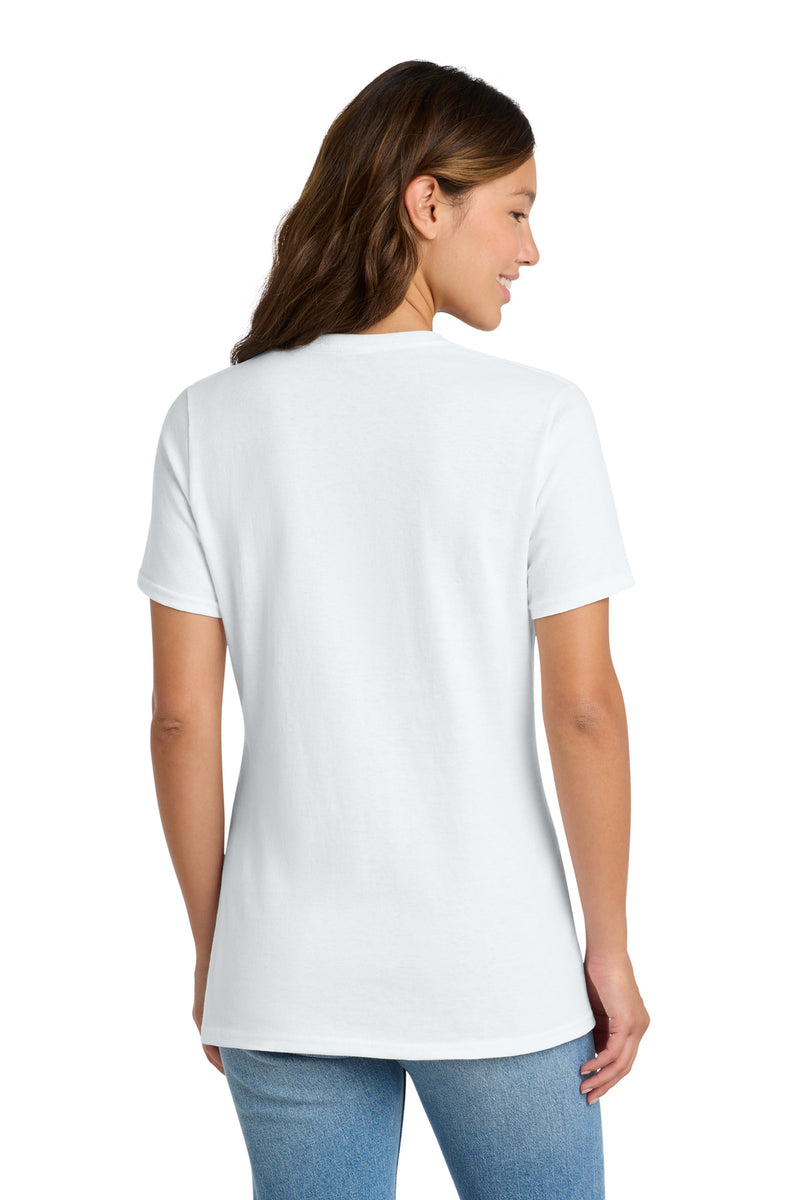 Port & Co Women's Core Cotton Tee - White