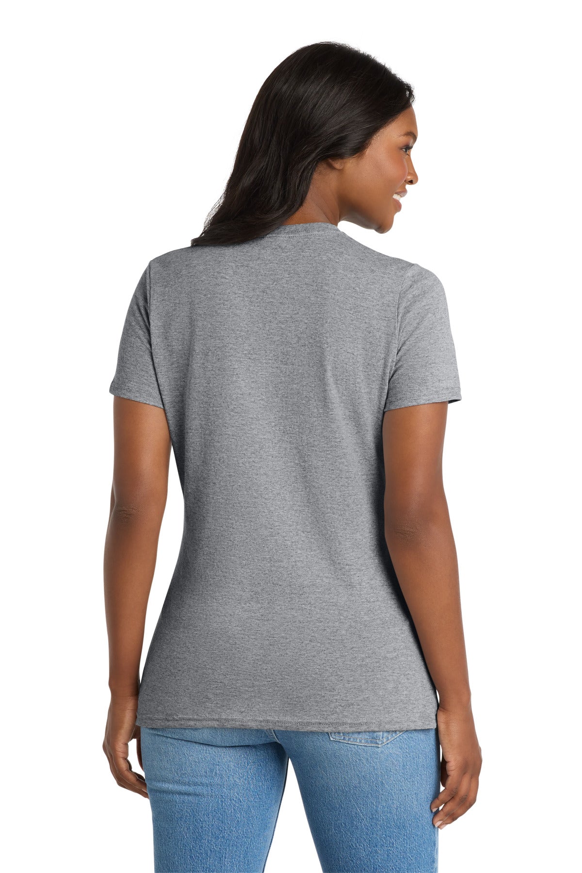 Port & Co Women's Core Blend Tee - Athletic Heather