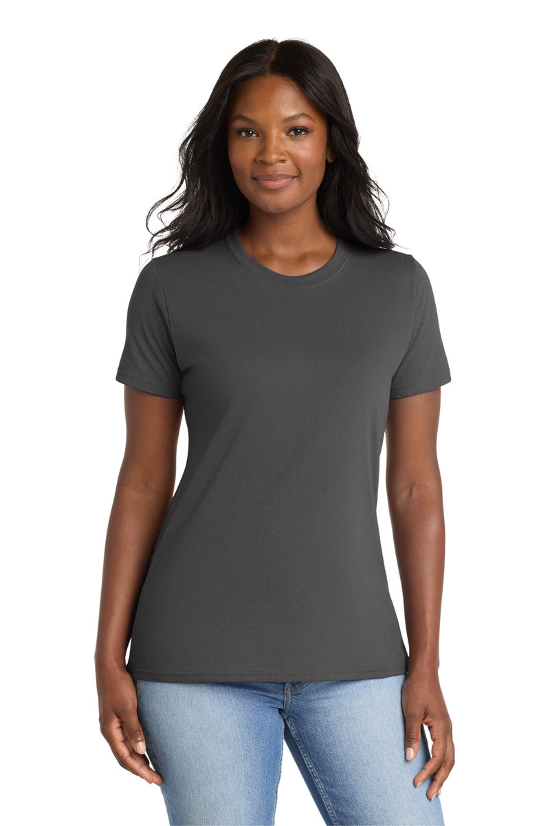 Port & Co Women's Core Blend Tee - Charcoal