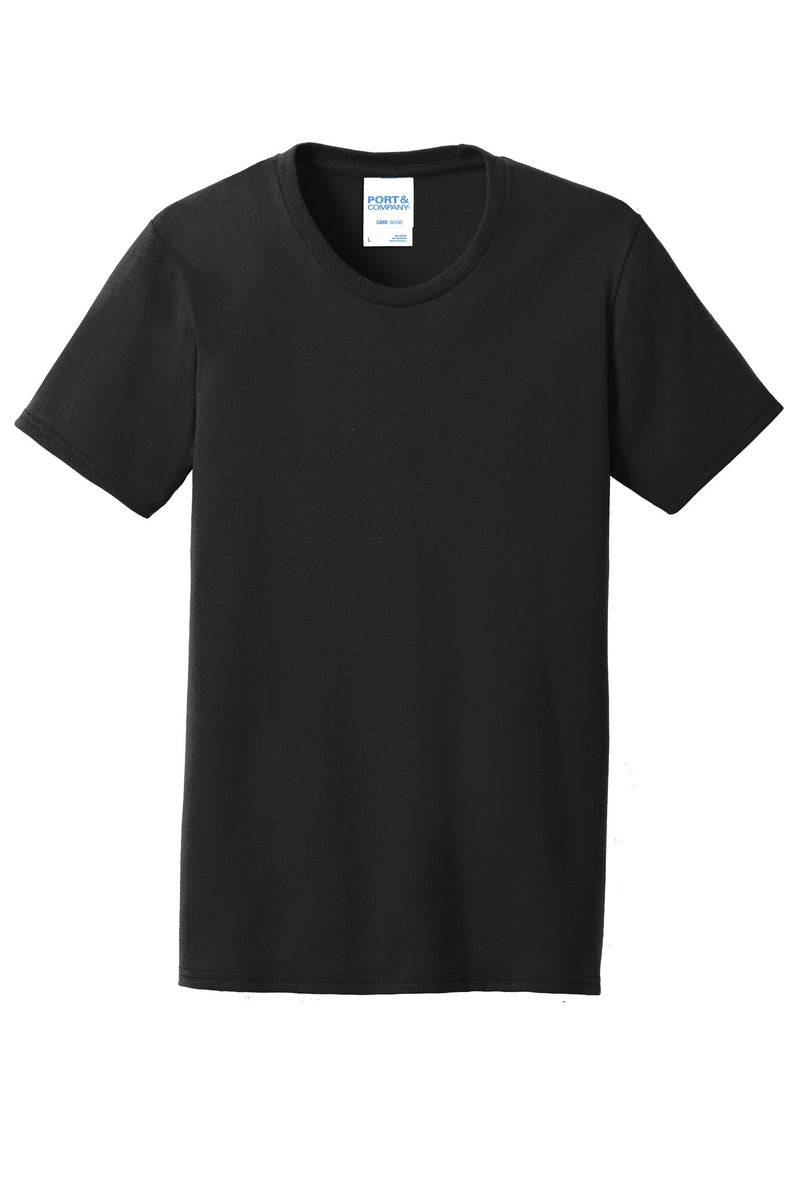 Port & Co Women's Core Blend Tee - Jet Black