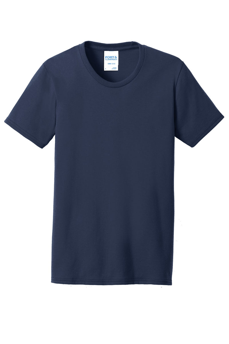 Port & Co Women's Core Blend Tee - Navy