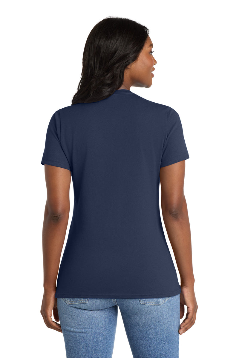 Port & Co Women's Core Blend Tee - Navy
