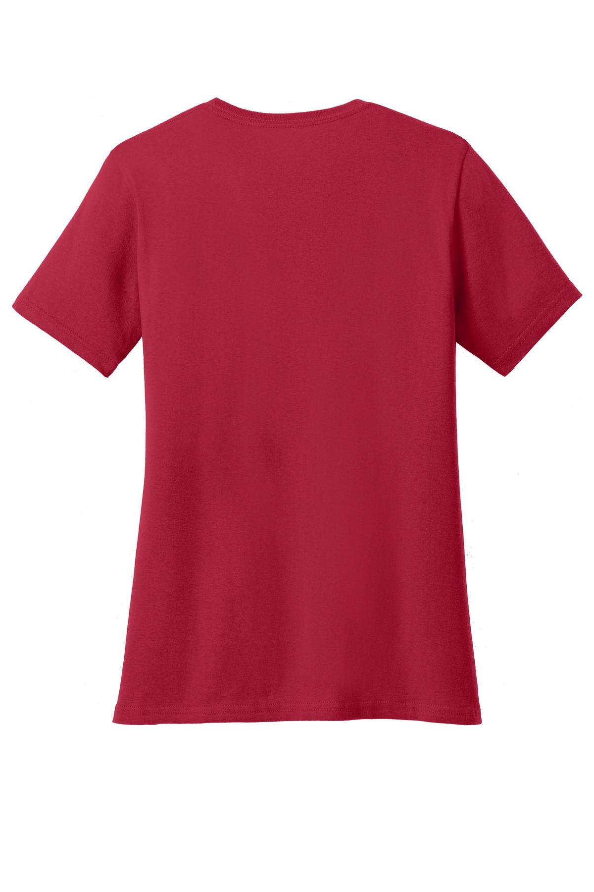 Port & Co Women's Core Blend Tee - Red