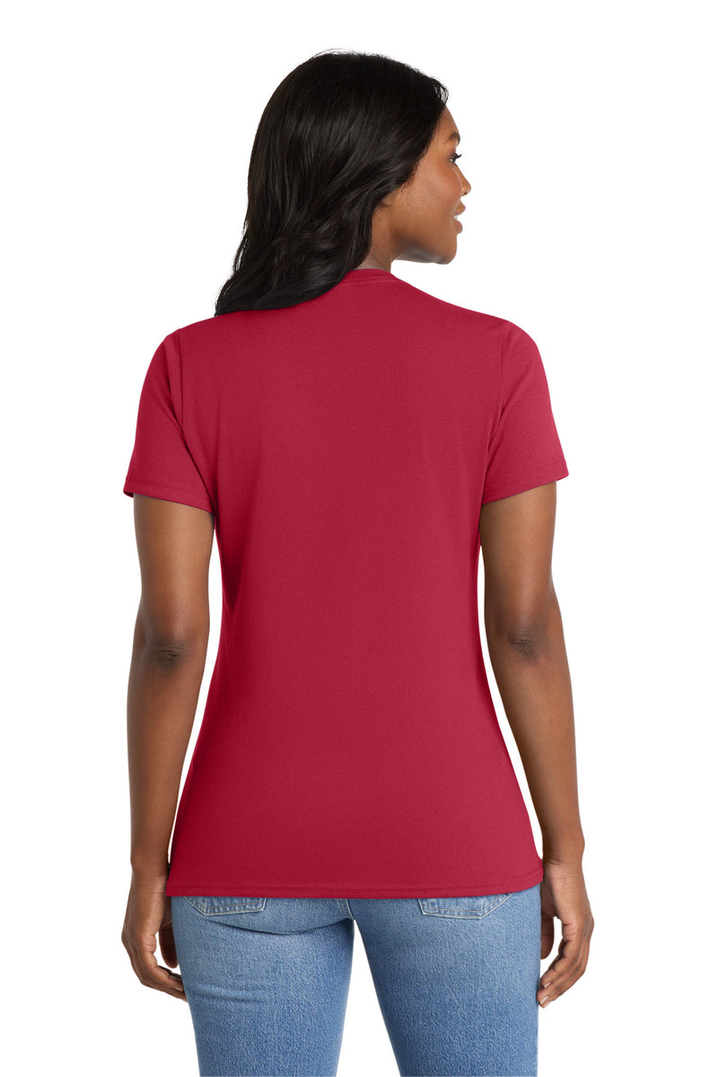 Port & Co Women's Core Blend Tee - Red