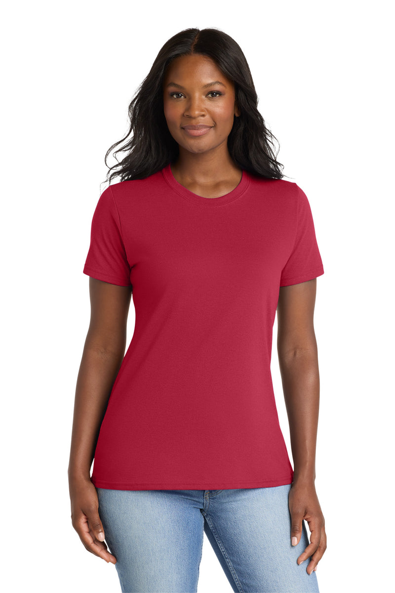 Port & Co Women's Core Blend Tee - Red