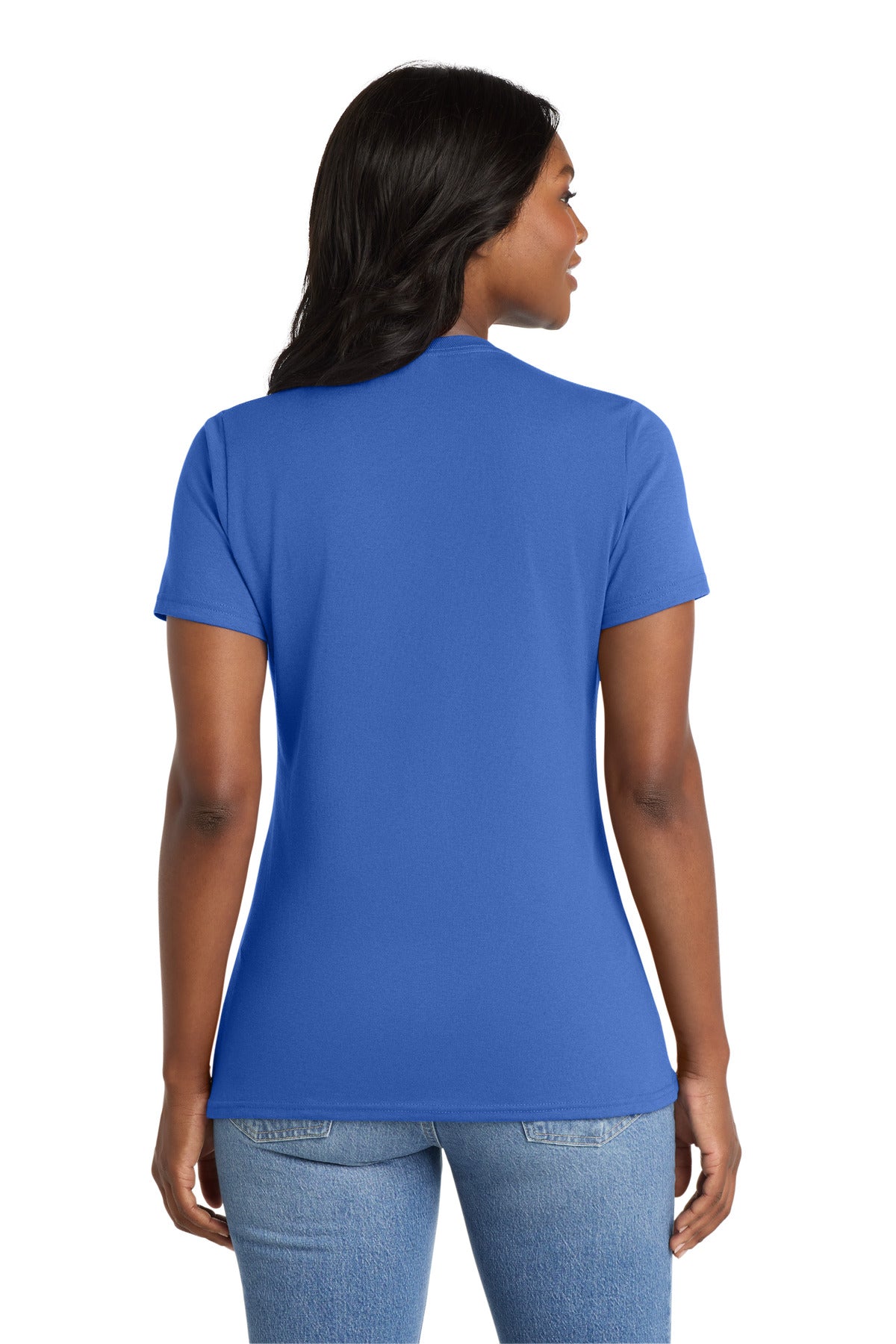 Port & Co Women's Core Blend Tee - Royal