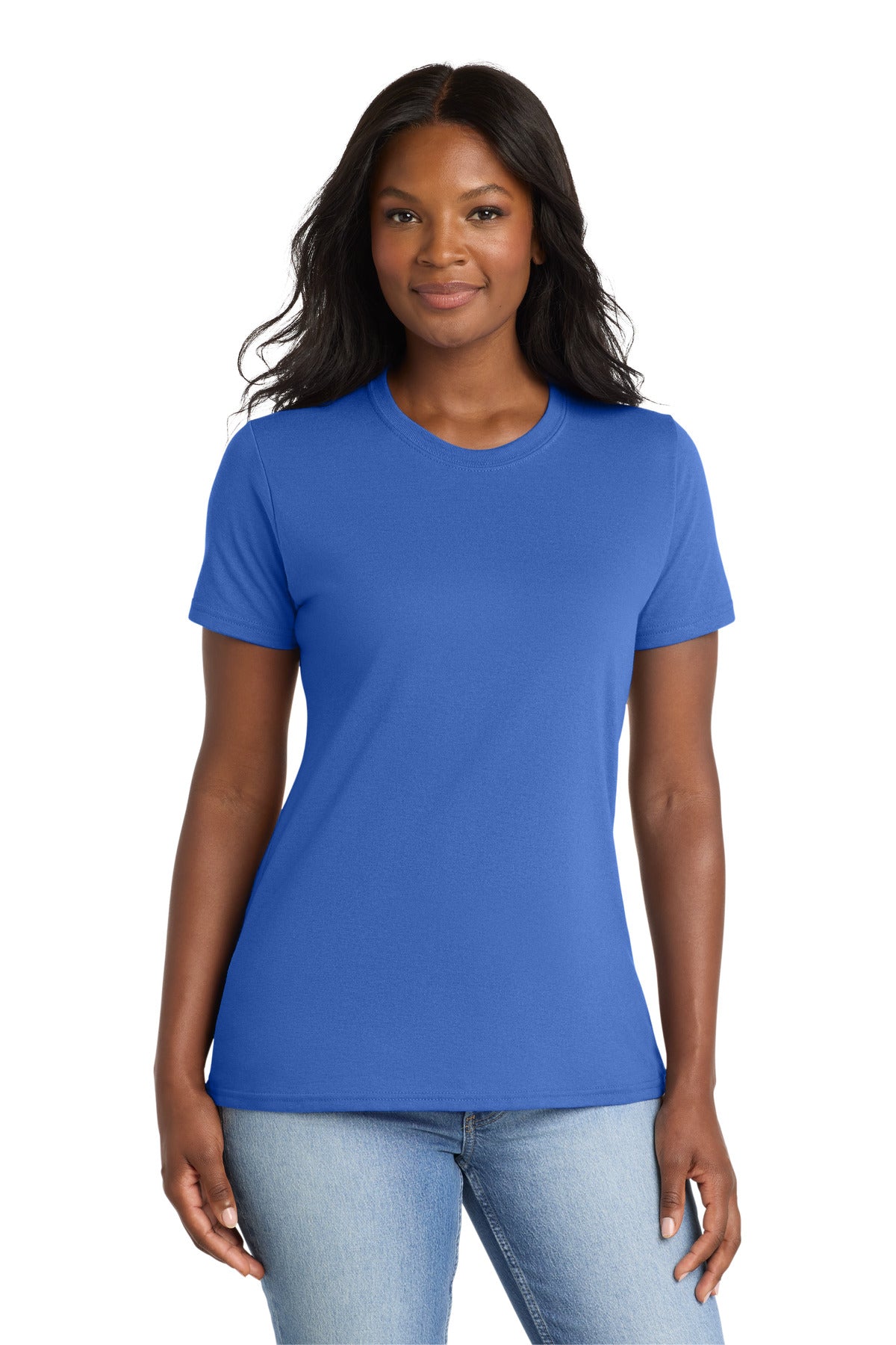 Port & Co Women's Core Blend Tee - Royal