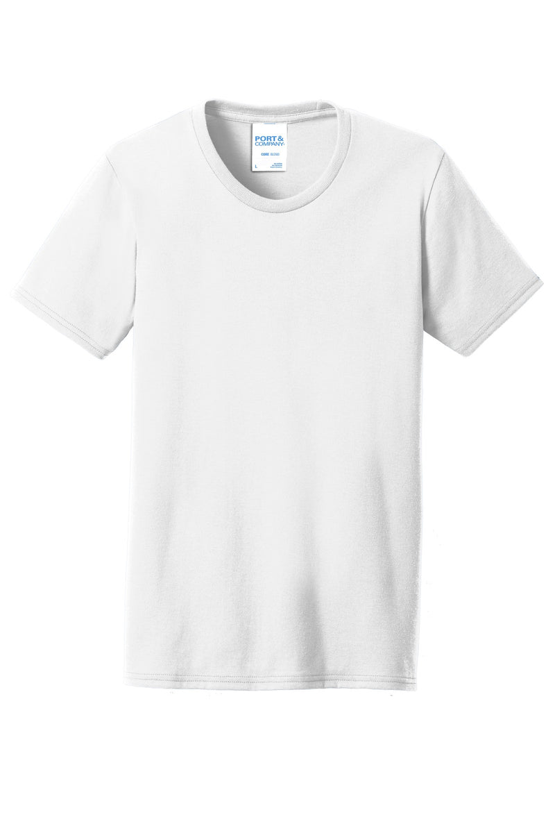 Port & Co Women's Core Blend Tee - White