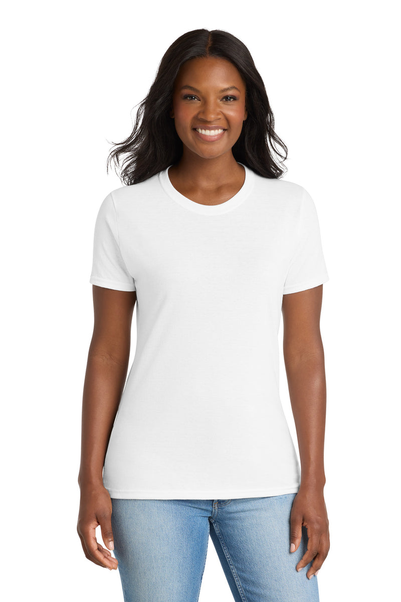 Port & Co Women's Core Blend Tee - White