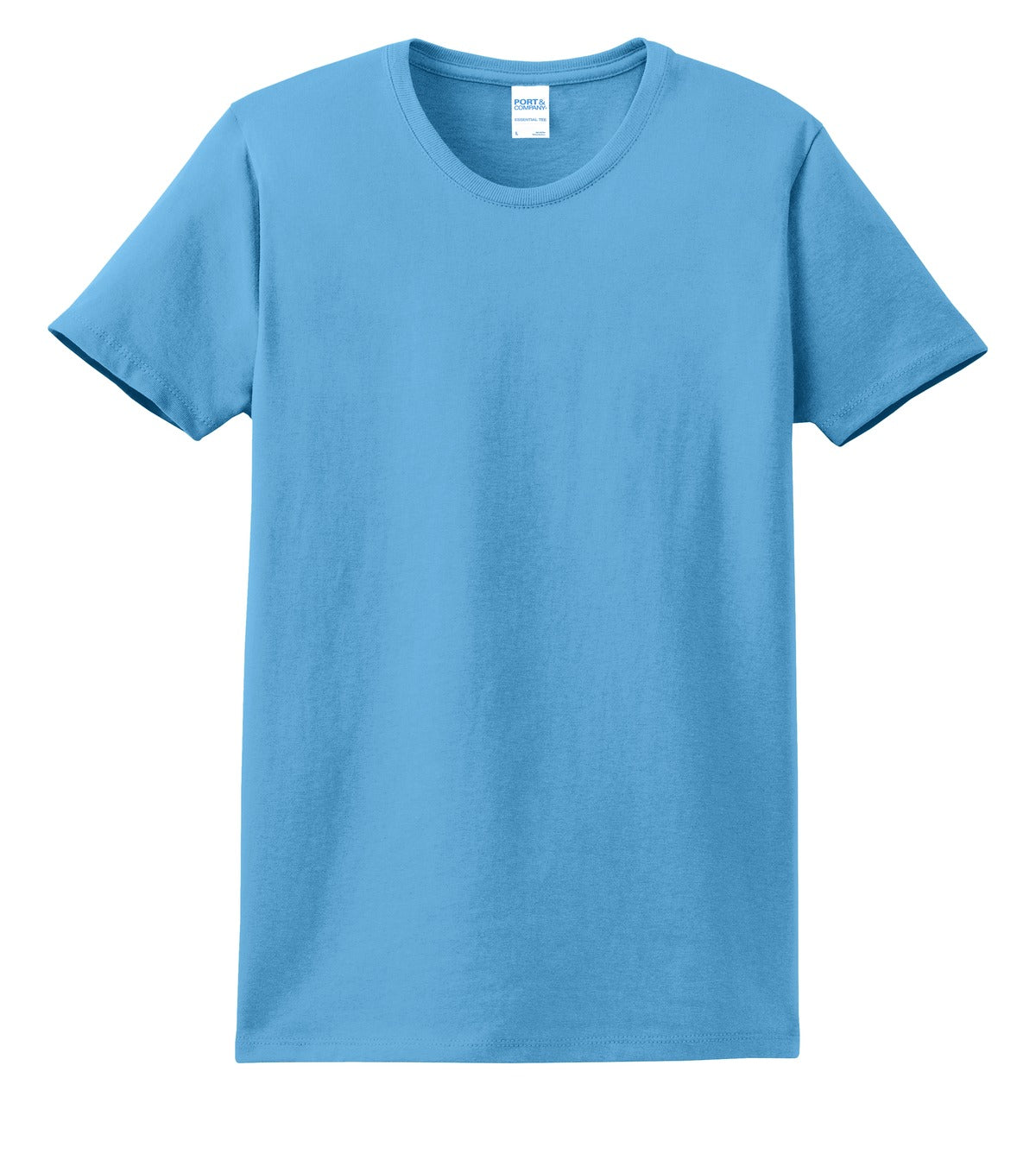 Port & Co Women's Essential Tee - Aquatic Blue