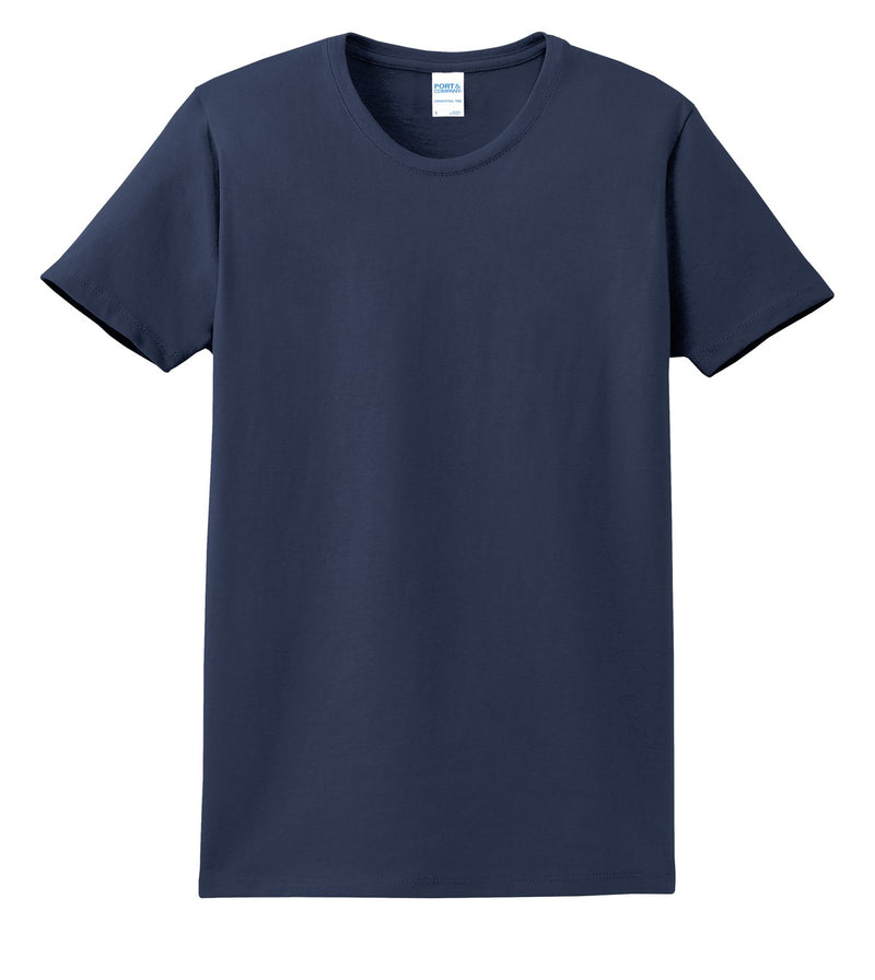 Port & Co Women's Essential Tee - Navy