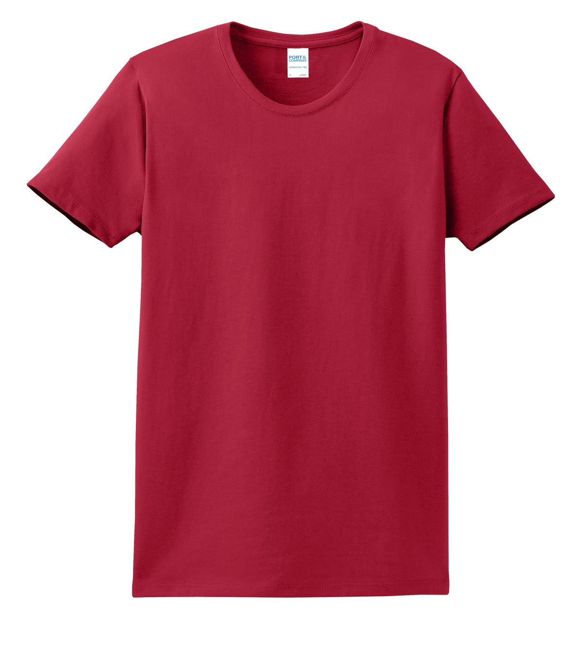 Port & Co Women's Essential Tee - Red