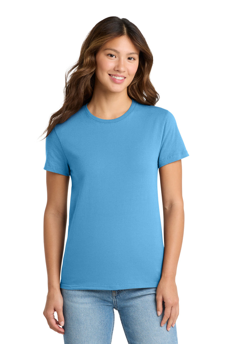 Port & Co Women's Essential Tee - Aquatic Blue