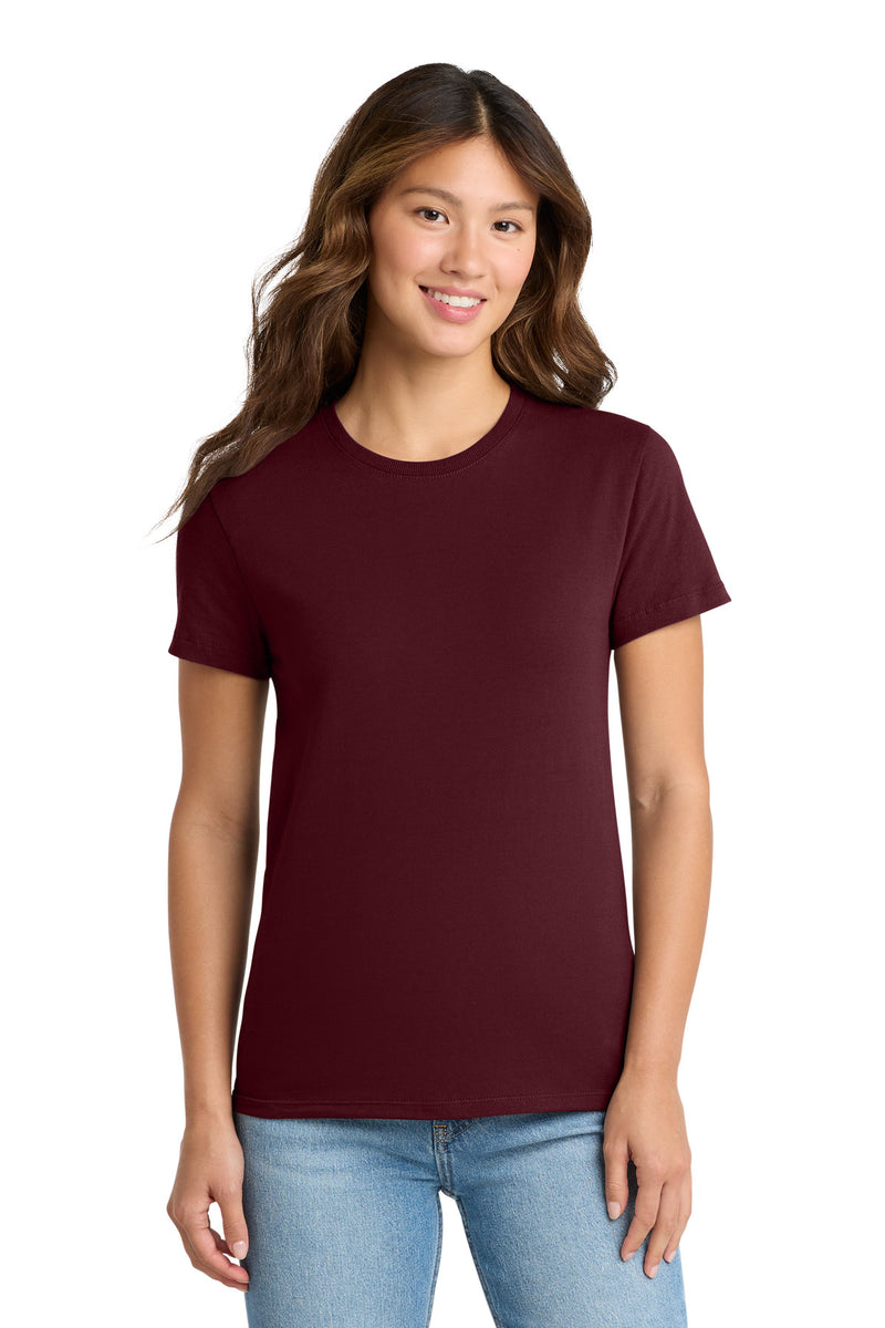 Port & Co Women's Essential Tee - Athletic Maroon