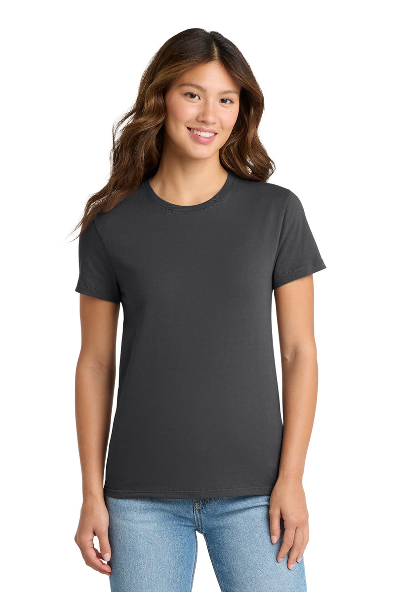 Port & Co Women's Essential Tee - Charcoal