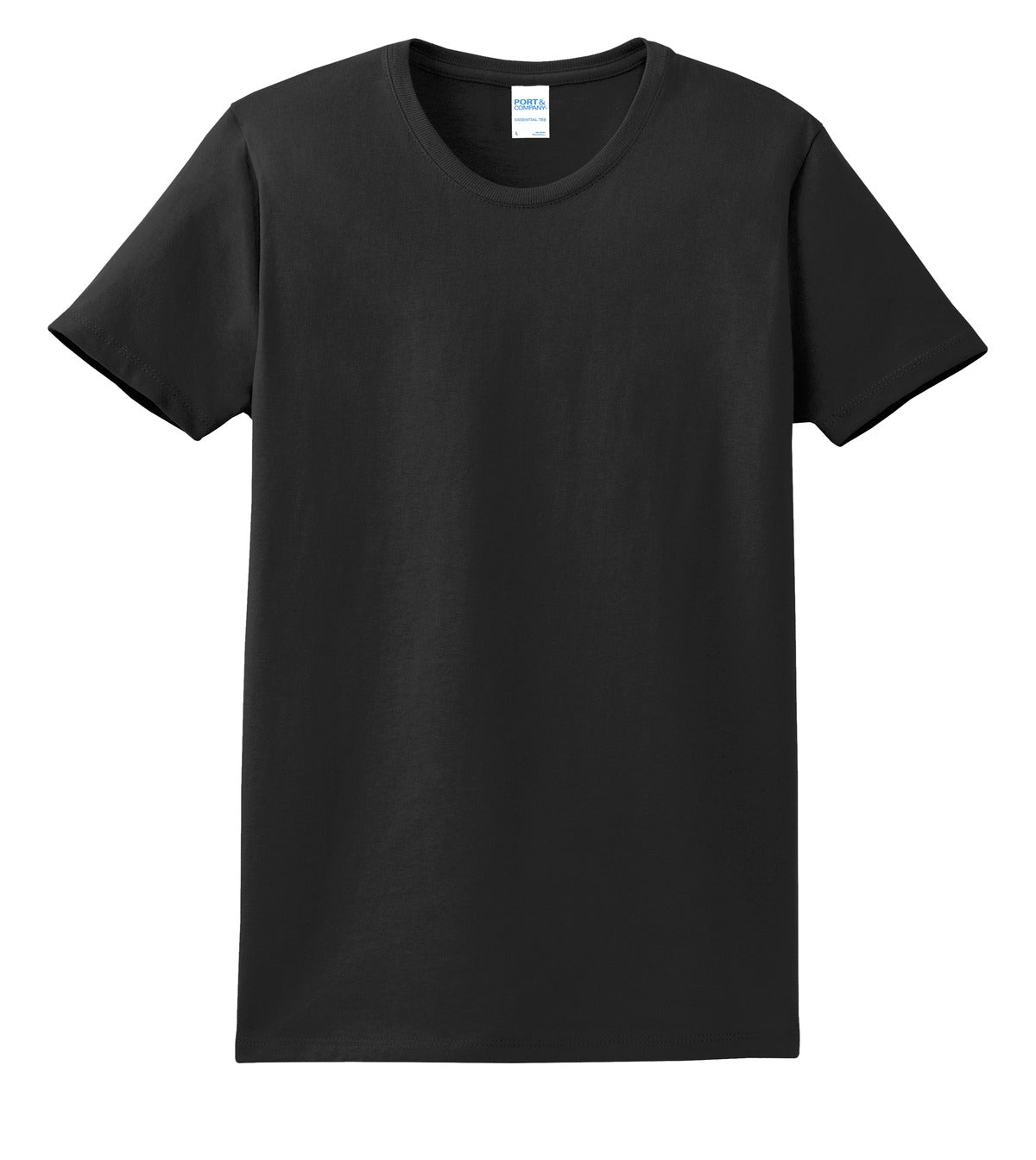 Port & Co Women's Essential Tee - Jet Black