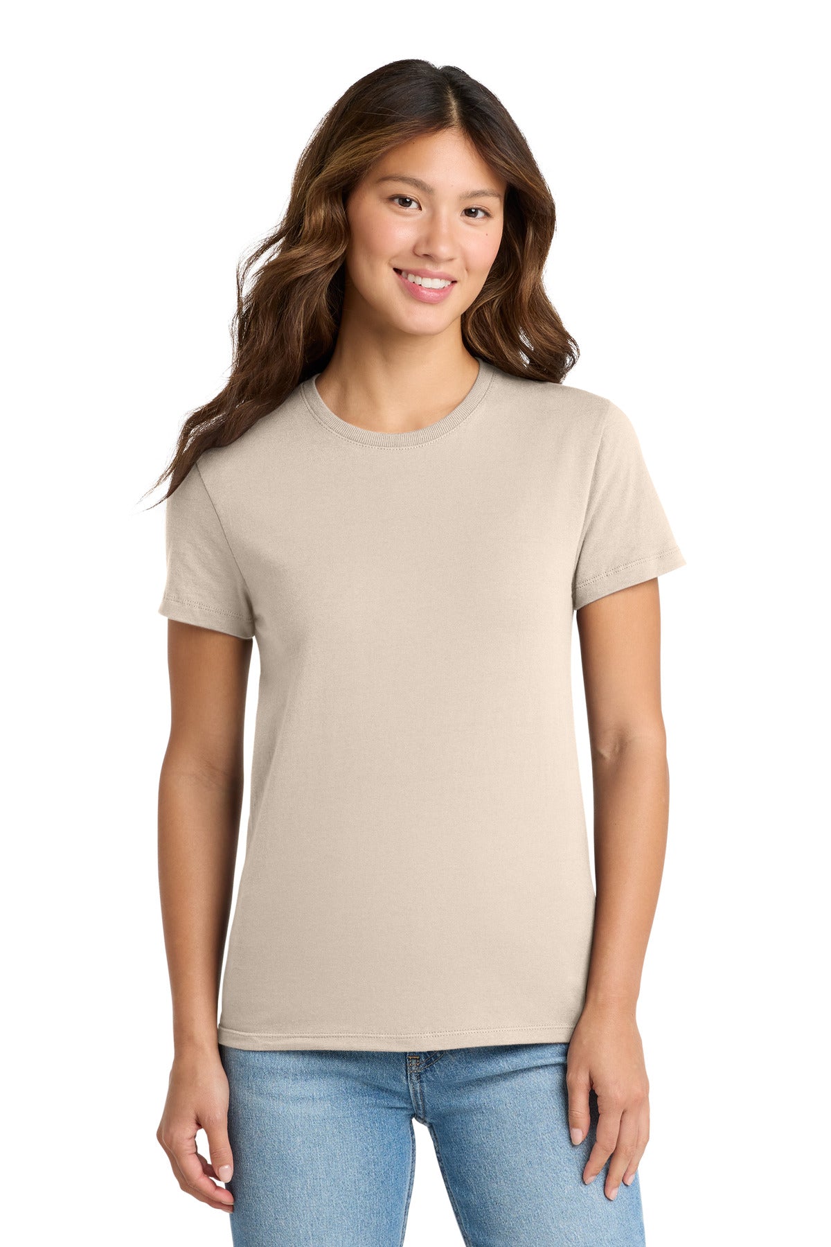 Port & Co Women's Essential Tee - Natural