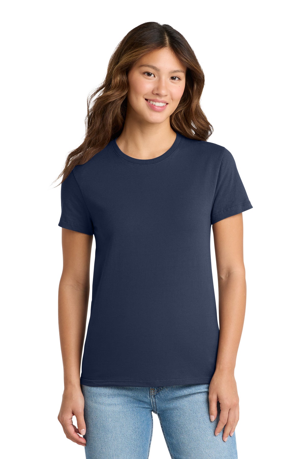 Port & Co Women's Essential Tee - Navy