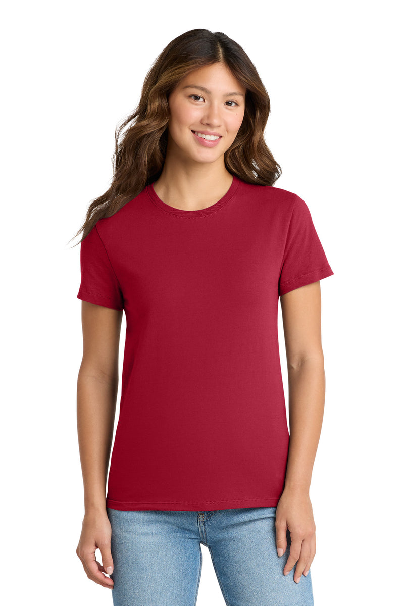Port & Co Women's Essential Tee - Red