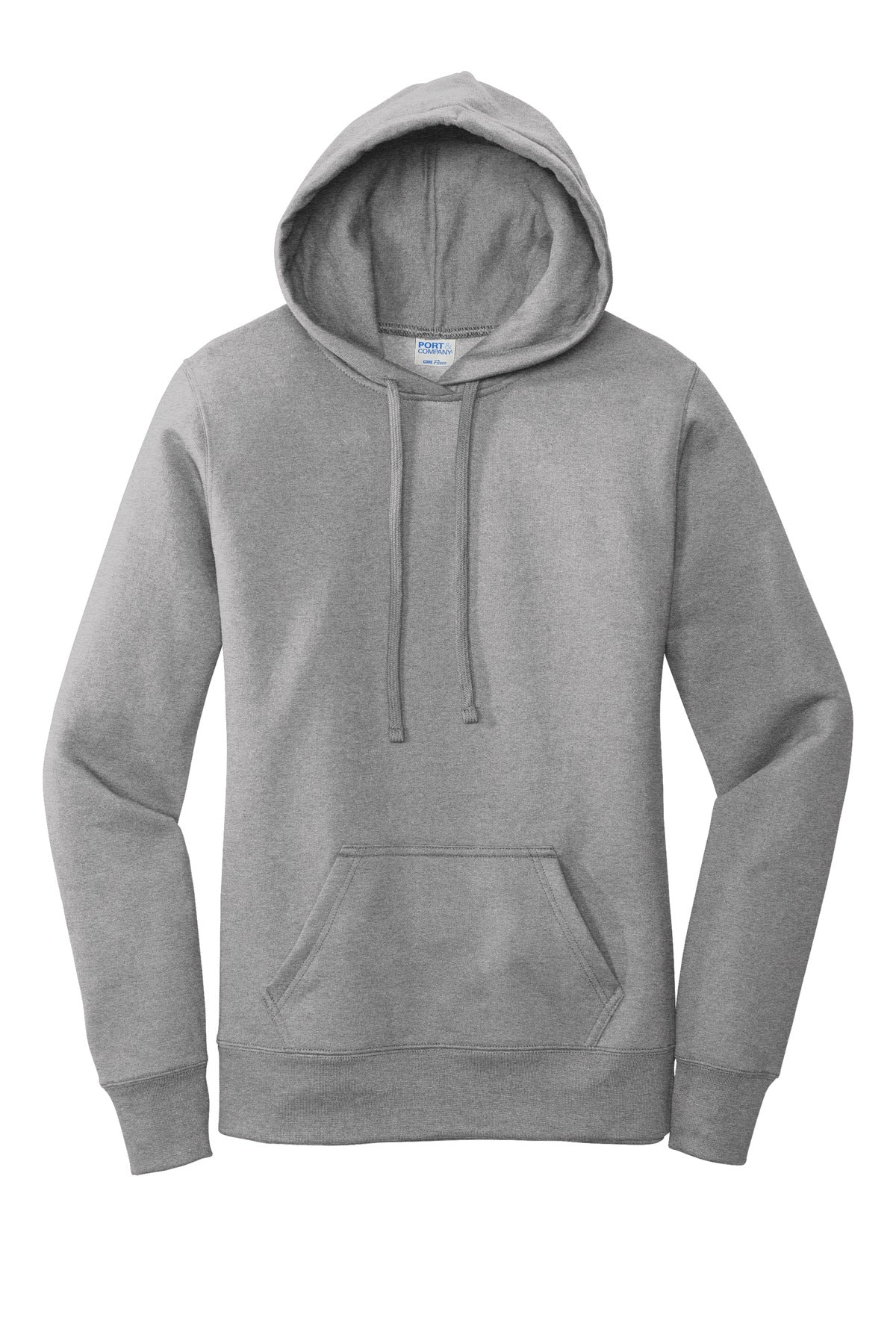 Port & Co Women's Core Fleece Pullover Hooded Sweatshirt - Athletic Heather